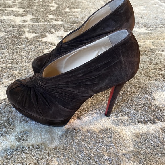 Louboutin Suede Booties - Picture 3 of 9